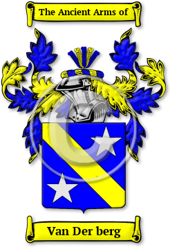 Van Der berg Family Crest Download (jpg) Legacy Series - 150 DPI